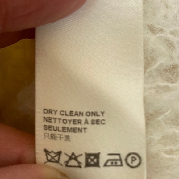 Free People Moonbeam Alpaca Blend V neck Sweater Size Large - Picture 11 of 11